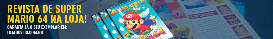 Garanta o seu exemplar da nossa revista de Super Mario 64